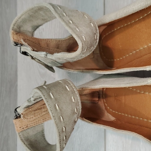 Frye Womens Carson Ankle Ballet  Suede Zip Back Loafer Slip on flats shoes - Picture 6 of 14